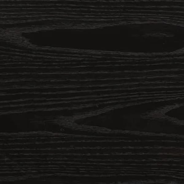 Black: an artisanal black finish with the grain showing